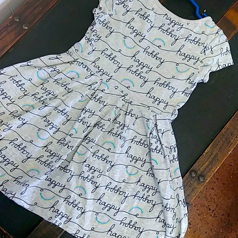 Be Happy 🌼 Kid's T-shirt Dress
